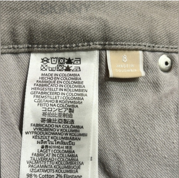 MICHAEL KORS Grey Skinny Ankle Length Jeans Size 8 - Picture 7 of 8